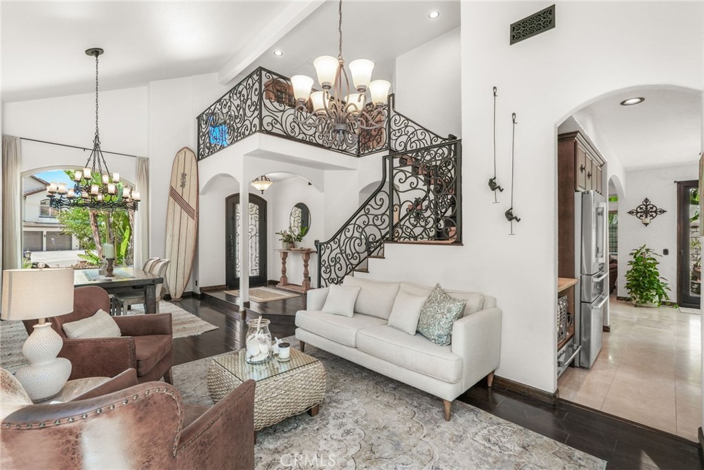 19066 Willow Brook Lane Lake Forest, CA 92679 - Photo 9 of 41 a living room with furniture chandelier and a chandelier