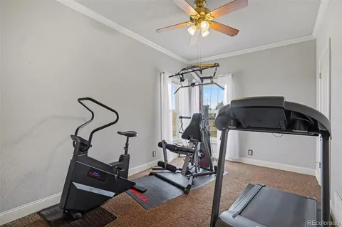 a view of a terrace with chairs