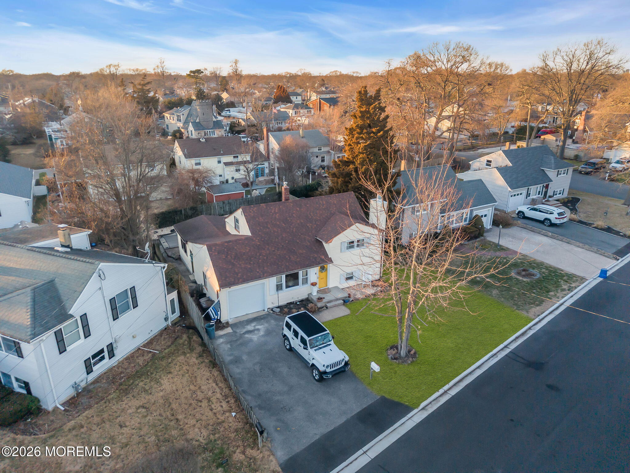 1129 Roe Avenue Point Pleasant, NJ 08742 - Photo 64 of 71 an aerial view of a house with garden space and ocean view