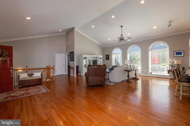 a bathroom with a sink vanity and a mirror