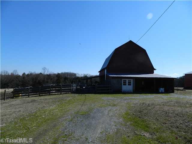 Stable/Barn. Wired Barn with Covered Trough with Concrete Pad, Continuous Fresh Water Supply for Livestock and Loft