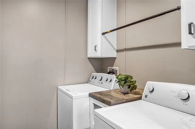 a room with storage and utility