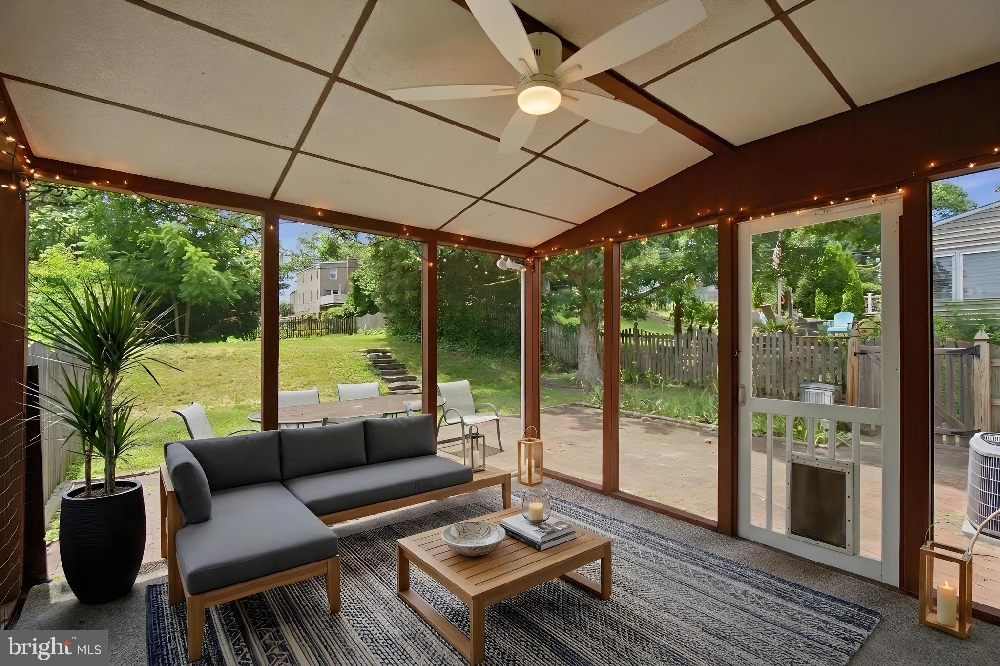 107 Oakway Road Lutherville-Timonium, MD 21093 - Photo 42 of 52 Virtually staged screened porch