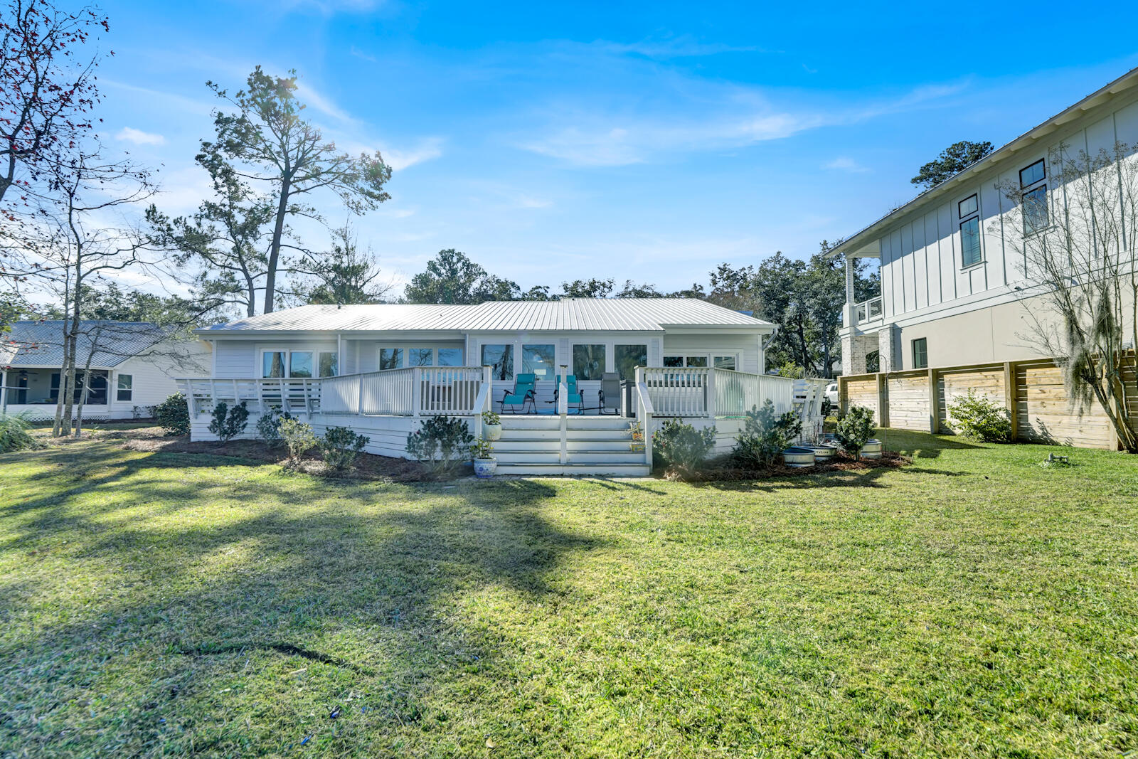 1020 Bay Grove Road Freeport, FL 32439 - Photo 55 of 71 a view of a house with swimming pool and sitting area