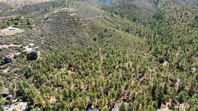 a view of a lush green field