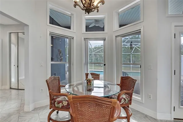 a view of a livingroom with a flat screen tv