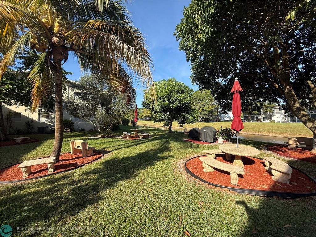 15 Markham A, Unit 15 Deerfield Beach, FL 33442 - Photo 37 of 45 an aerial view of a house with swimming pool and a yard