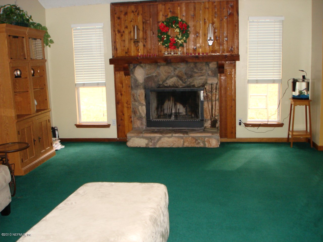 Rustic Fireplace