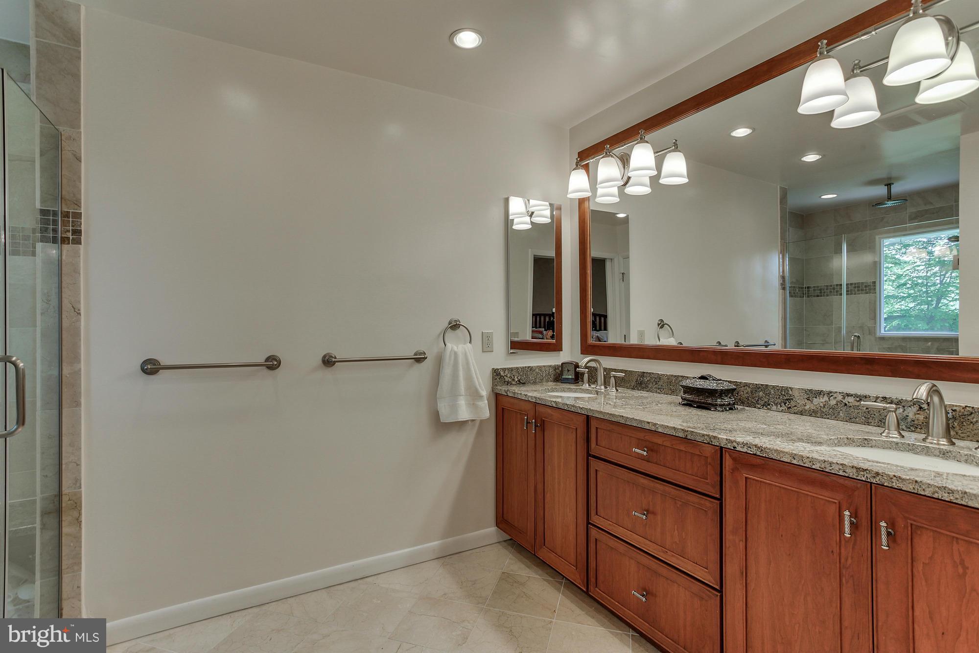 7413 Arrowood Road Bethesda, MD 20817 - Photo 18 of 30 Stunning, Renovated Master Bathroom