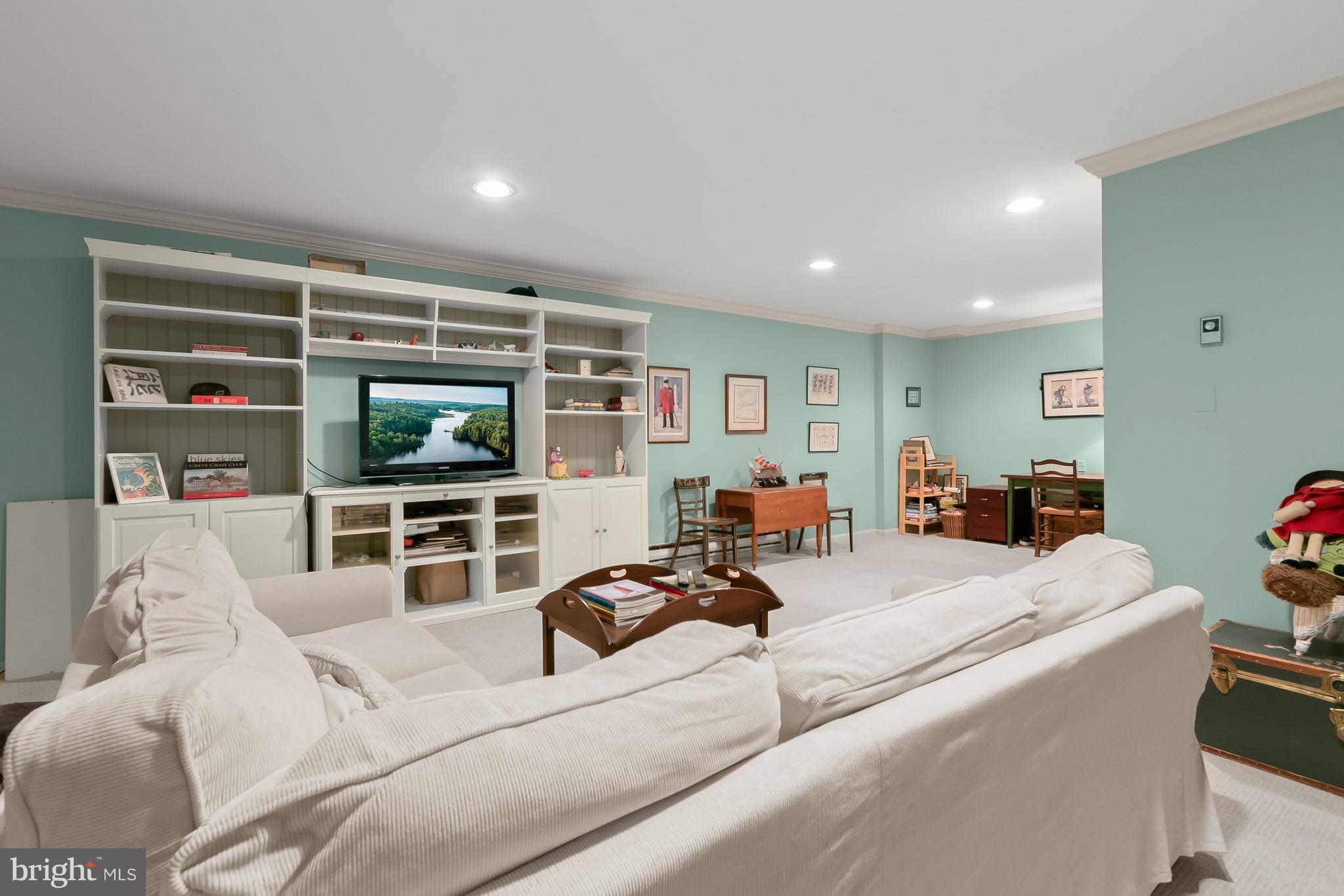 4423 Boxwood Road Bethesda, MD 20816 - Photo 24 of 30 Family Room with custom built-ins.