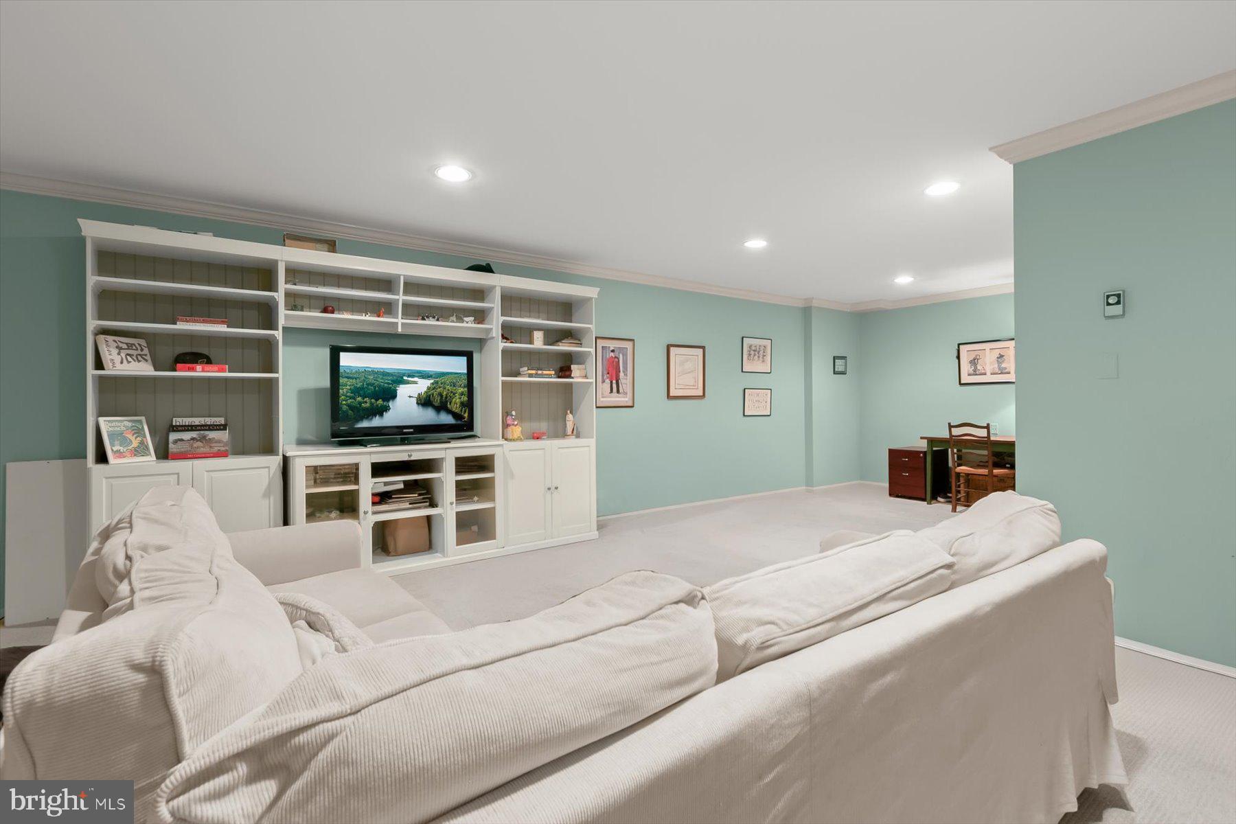 4423 Boxwood Road Bethesda, MD 20816 - Photo 24 of 30 Family Room with Custom built-ins