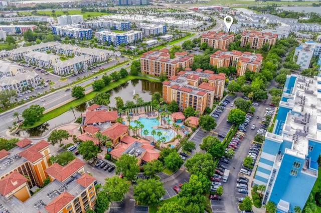 an outdoor space with patio