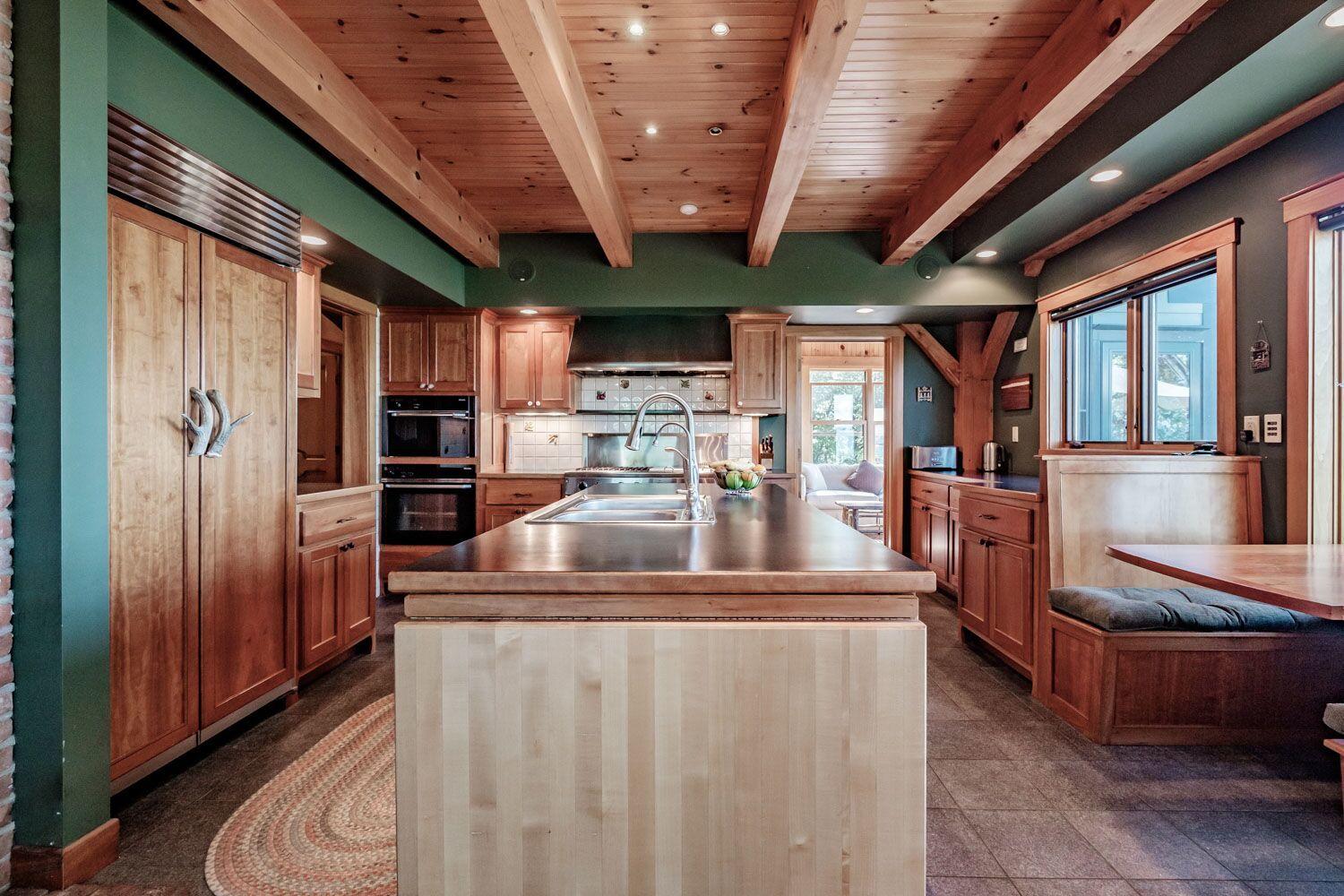 120 Stevens Road Stoneham, ME 04231 - Photo 46 of 87 Lovely Cherry kitchen