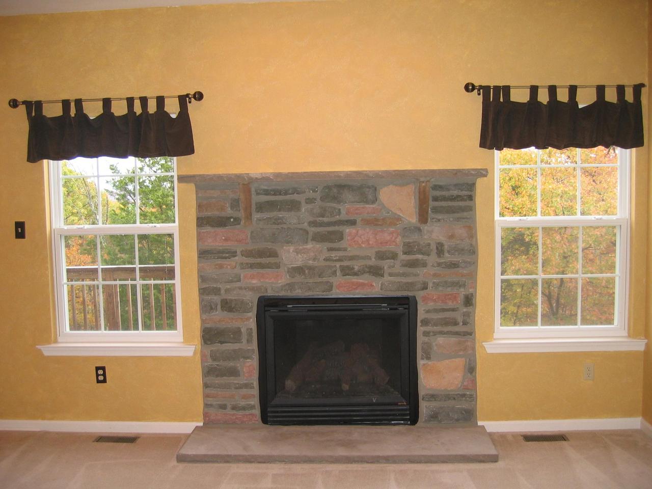 54 C Lower Ridgeview Circle Bartonsville, PA 18321 - Photo 7 of 15 Family Room Stone Propane Fireplace