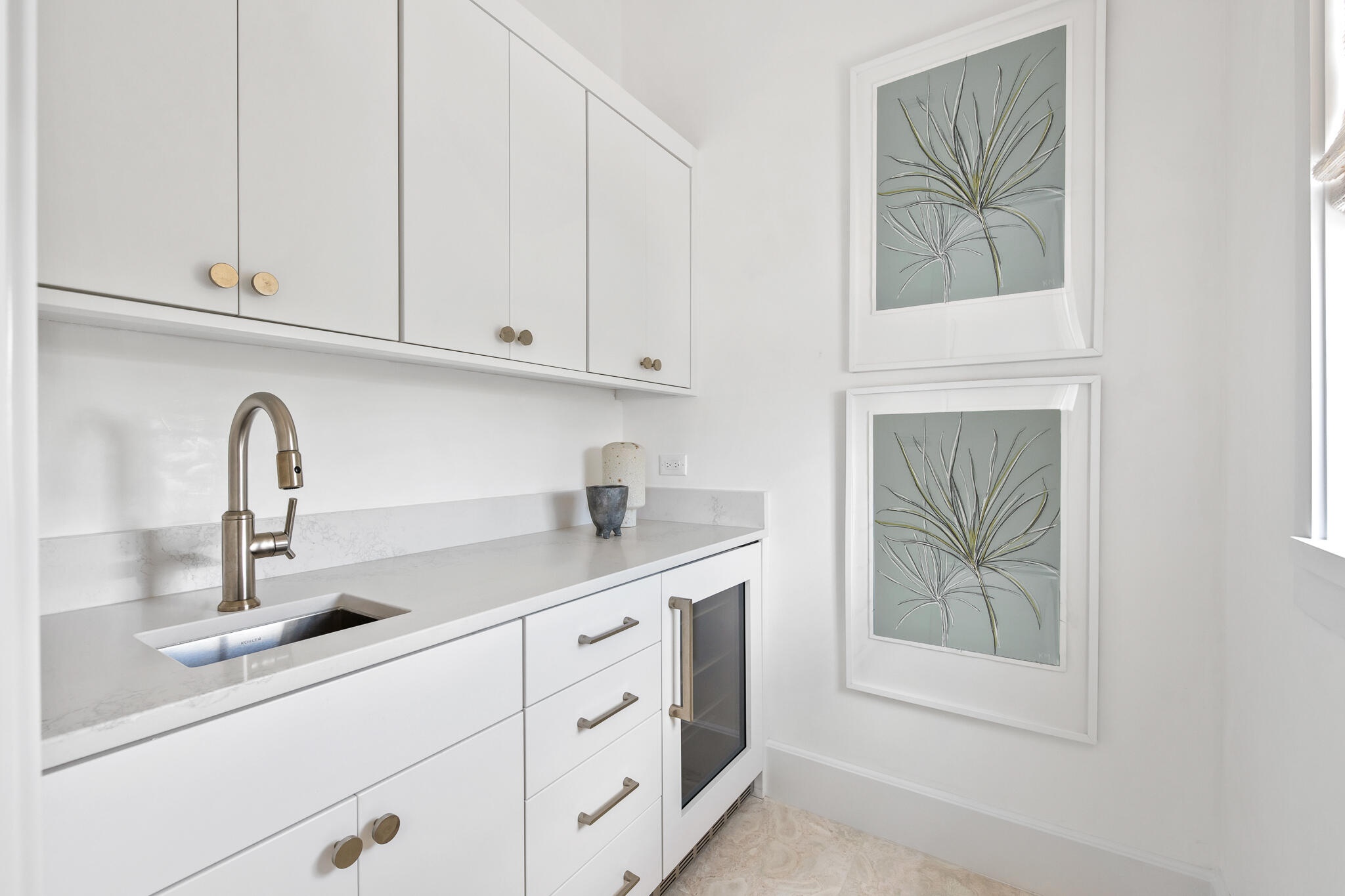 22 Sea Garden Street, Unit Z18 Inlet Beach, FL 32461 - Photo 32 of 44 a kitchen with white cabinets and a sink