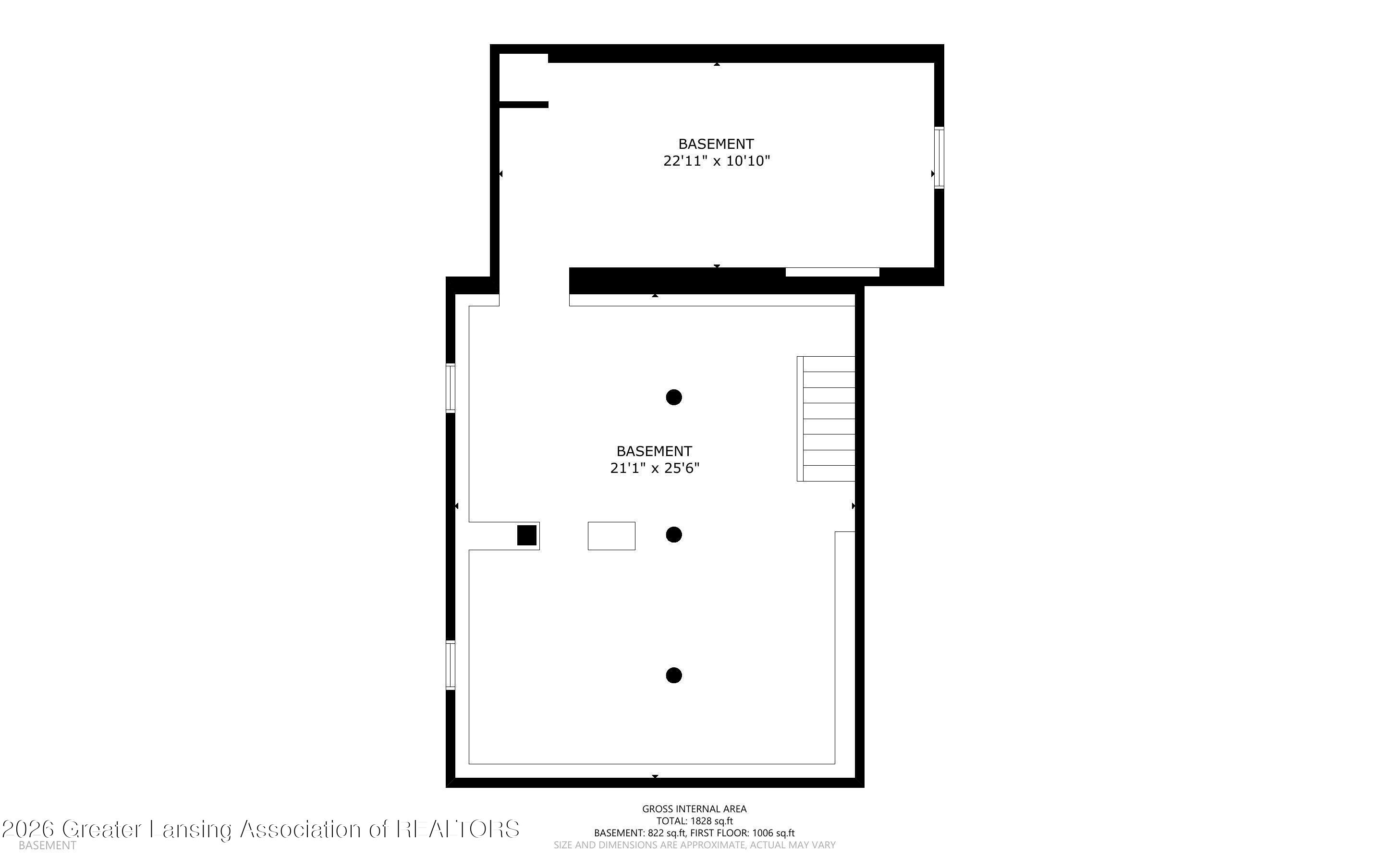 2409 Alpha Street Lansing, MI 48910 - Photo 46 of 46 Garage and Workshop Floor Plan