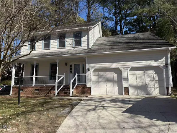 a front view of a house with gym equipment