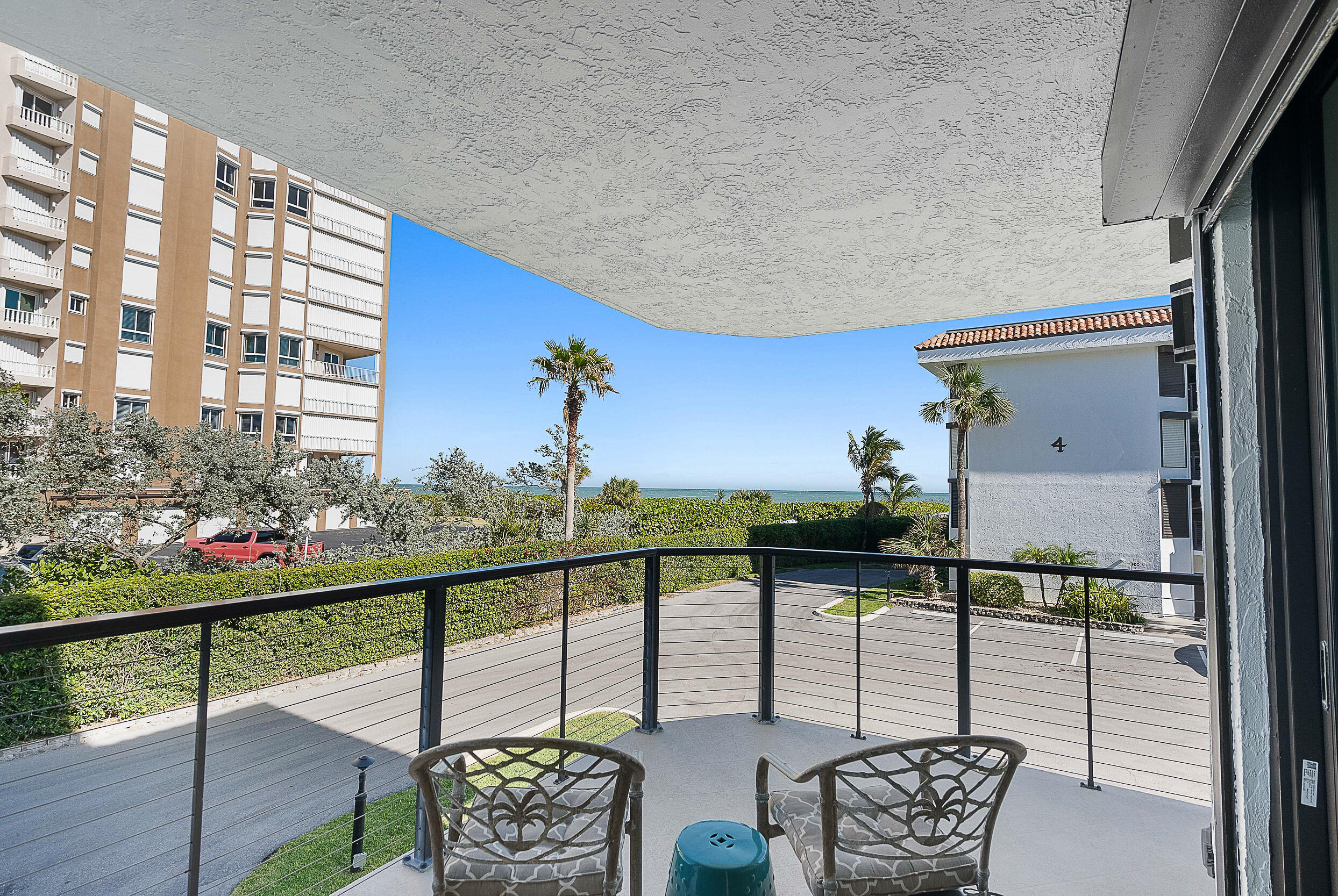 4100 North Hwy A1A, Unit 315 Hutchinson Island, FL 34949 - Photo 11 of 41 a view of balcony with furniture