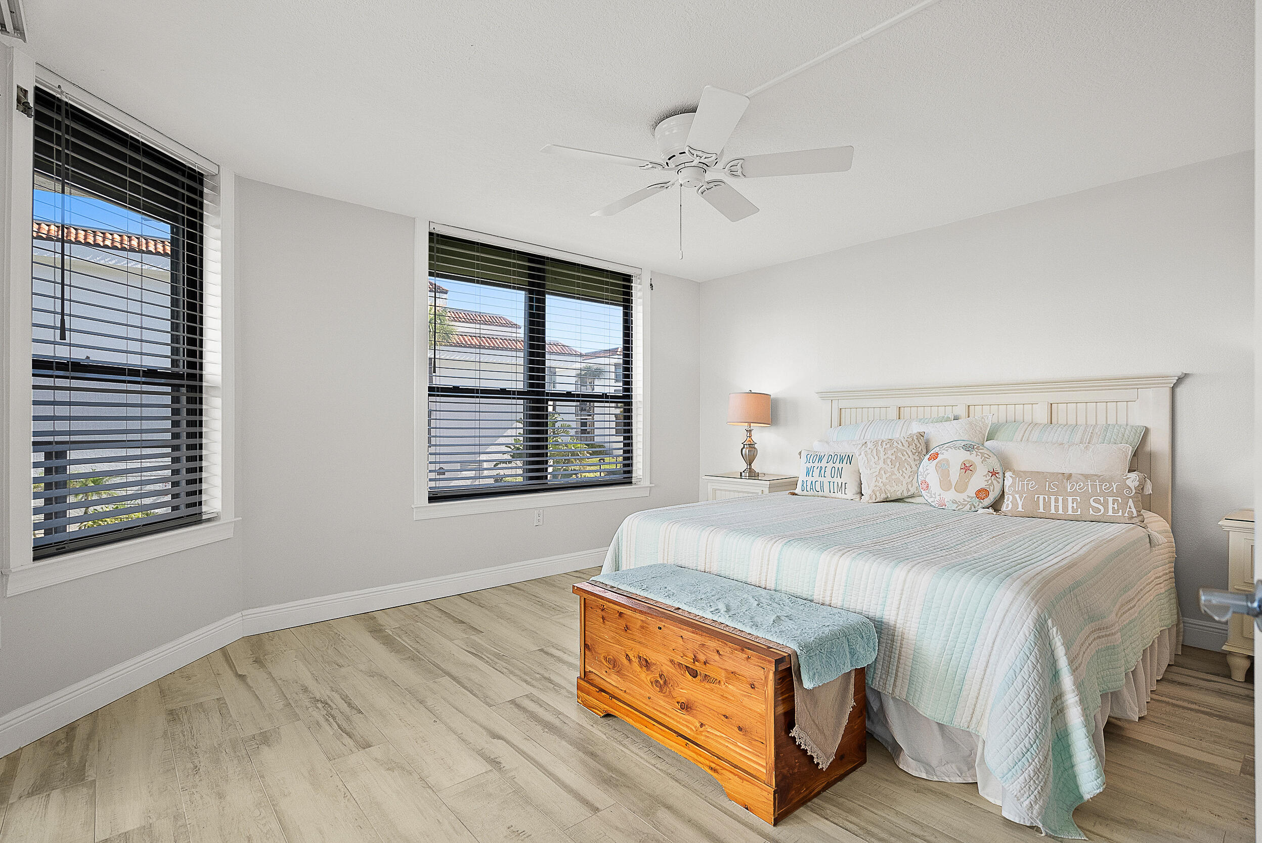 4100 North Hwy A1A, Unit 315 Hutchinson Island, FL 34949 - Photo 18 of 41 a bedroom with a bed and window