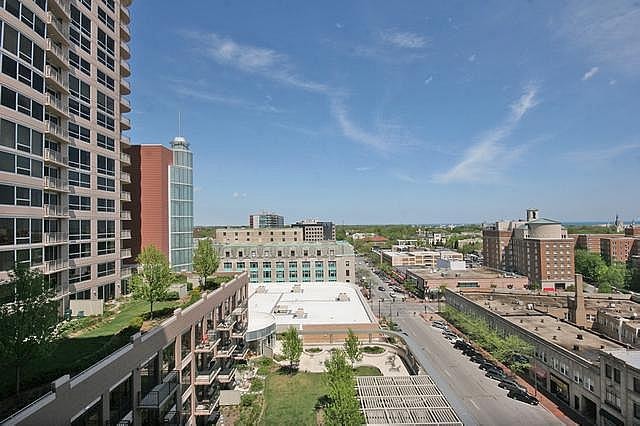807 Davis Street, Unit 512 Evanston, IL 60201 - Photo 12 of 23 a view of a city with tall buildings