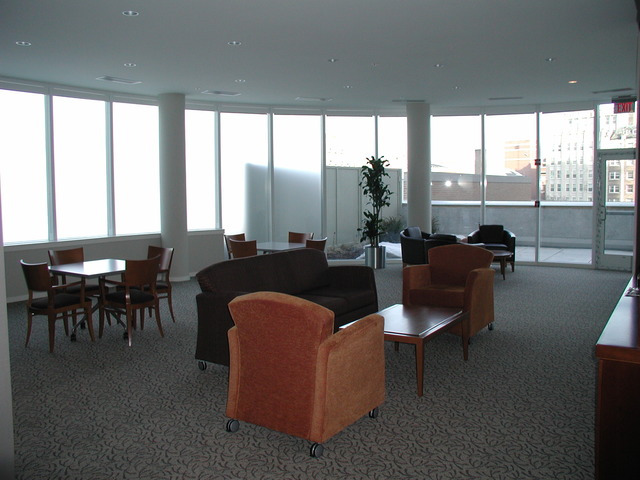 807 Davis Street, Unit 512 Evanston, IL 60201 - Photo 17 of 23 a living room with furniture and a large window