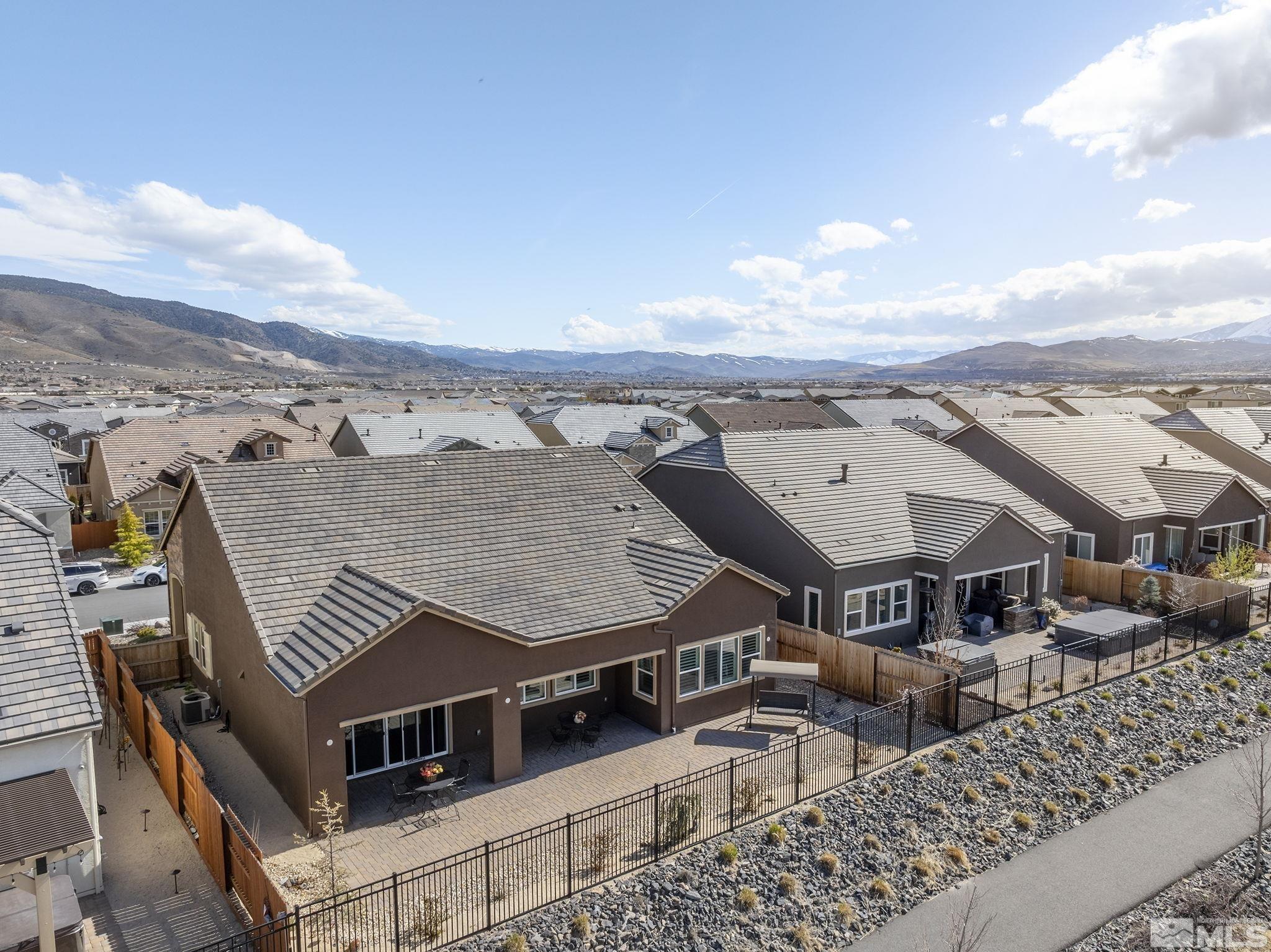 2455 Buttermere Court Reno, NV 89521 - Photo 30 of 38 an aerial view of a house with a terrace