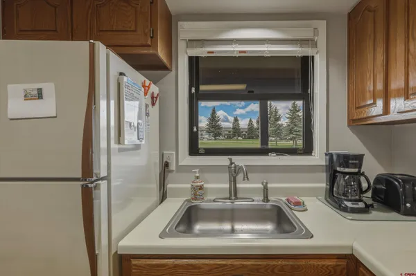 a sink and refrigerator