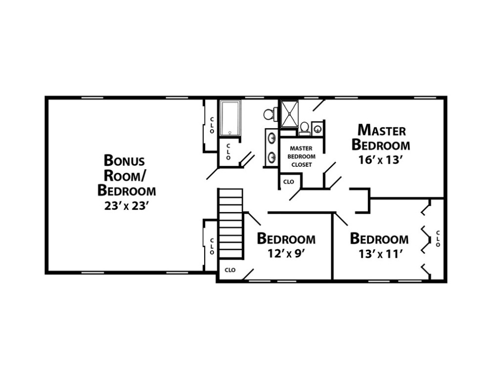 44 Shippee Schoolhouse Road Foster, RI 02825 - Photo 44 of 44 Second Level Floor Plan
