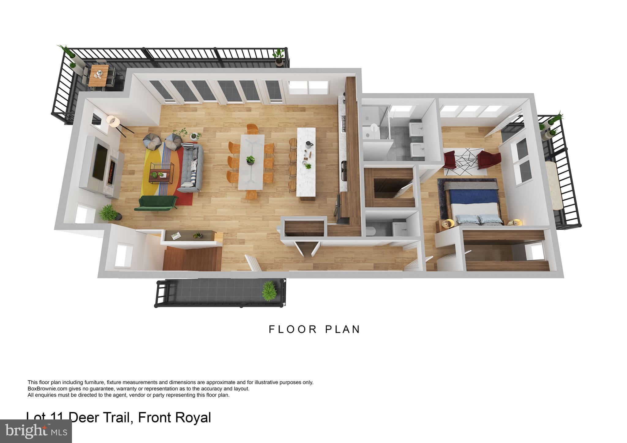 0 Deer Trail Road Front Royal, VA 22630 - Photo 2 of 10 Main floor rendering