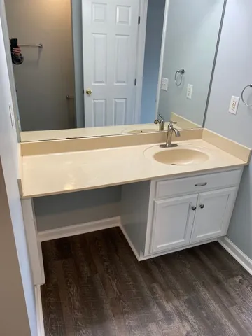 a bathroom with a toilet sink and a bathtub