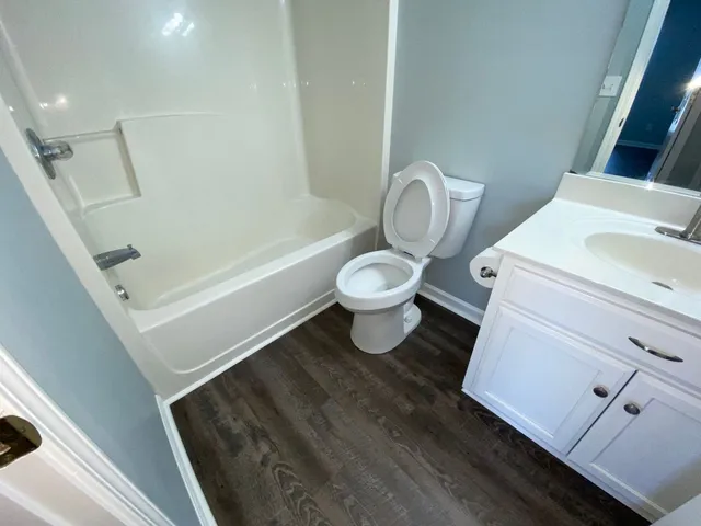 a view of deck and wooden floor