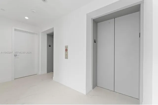 a view of an empty room