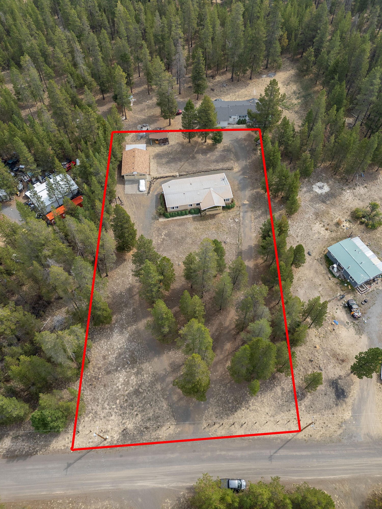 52128 Stearns Road La Pine, OR 97739 - Photo 24 of 29 52128 Stearns rd aerial 128 b copy