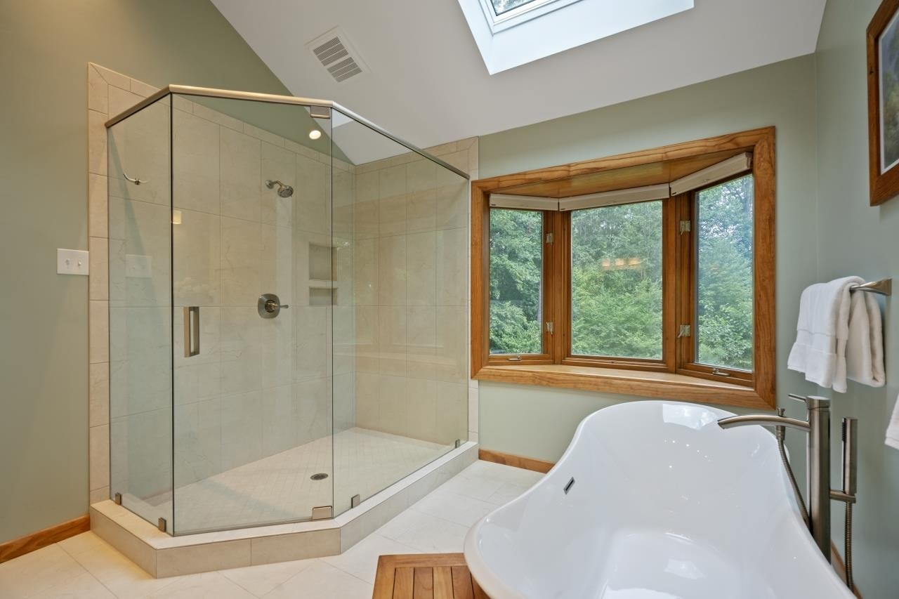 1932 Partridge Berry Drive Raleigh, NC 27606 - Photo 19 of 30 Spacious Walk In Shower with Tile Surround