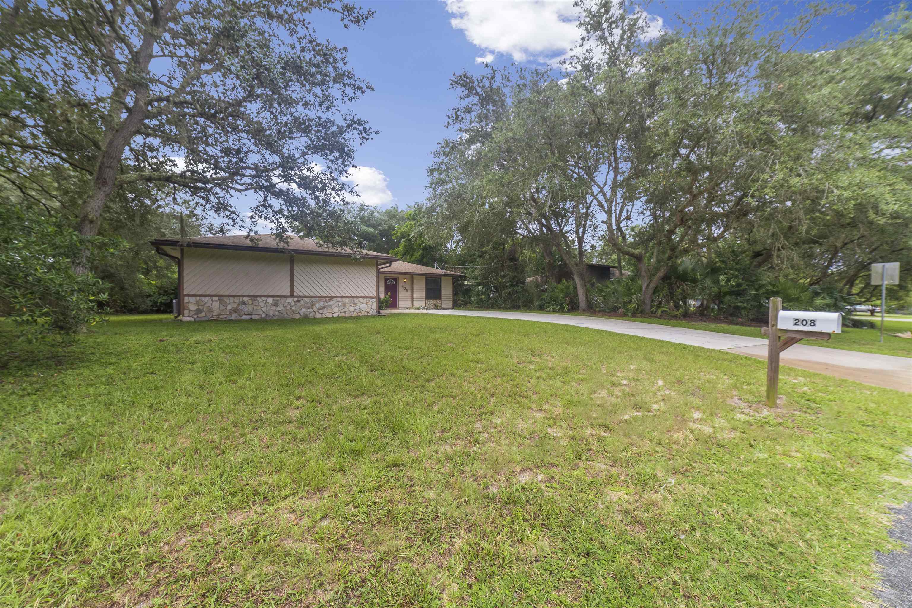 208 Jasmine Road St. Augustine, FL 32086 - Photo 34 of 34 a house view with swimming pool in front of it