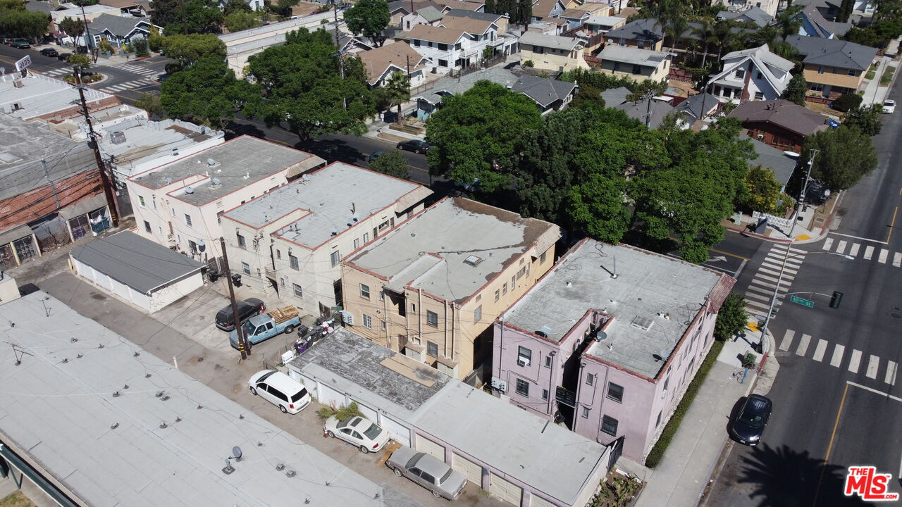 508 West 10th Street Long Beach, CA 90813 - Photo 5 of 5 an aerial view of a house with lots of trees