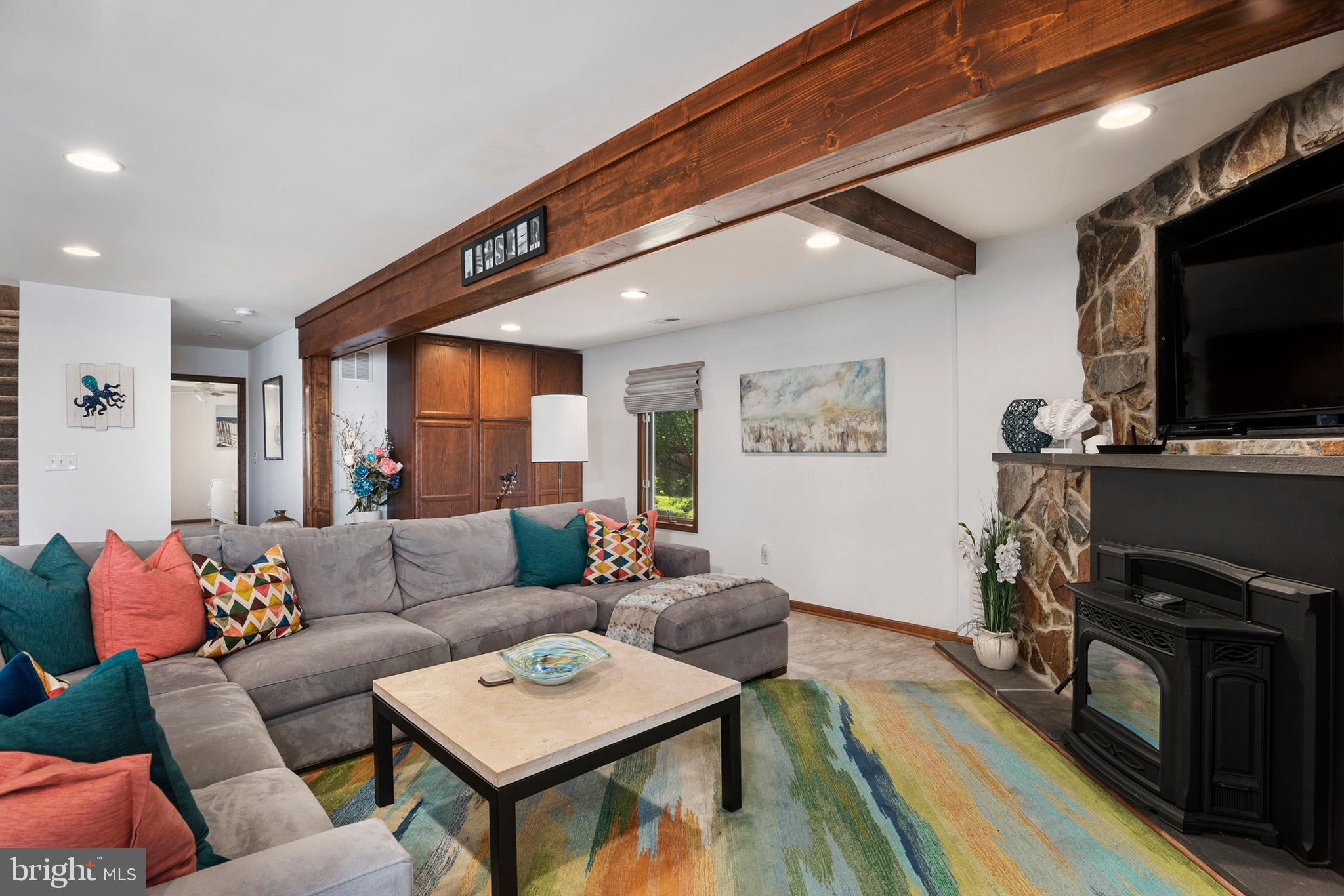 71 River Road Chesapeake City, MD 21915 - Photo 23 of 74 Spacious Living Room w/Pellet Stove