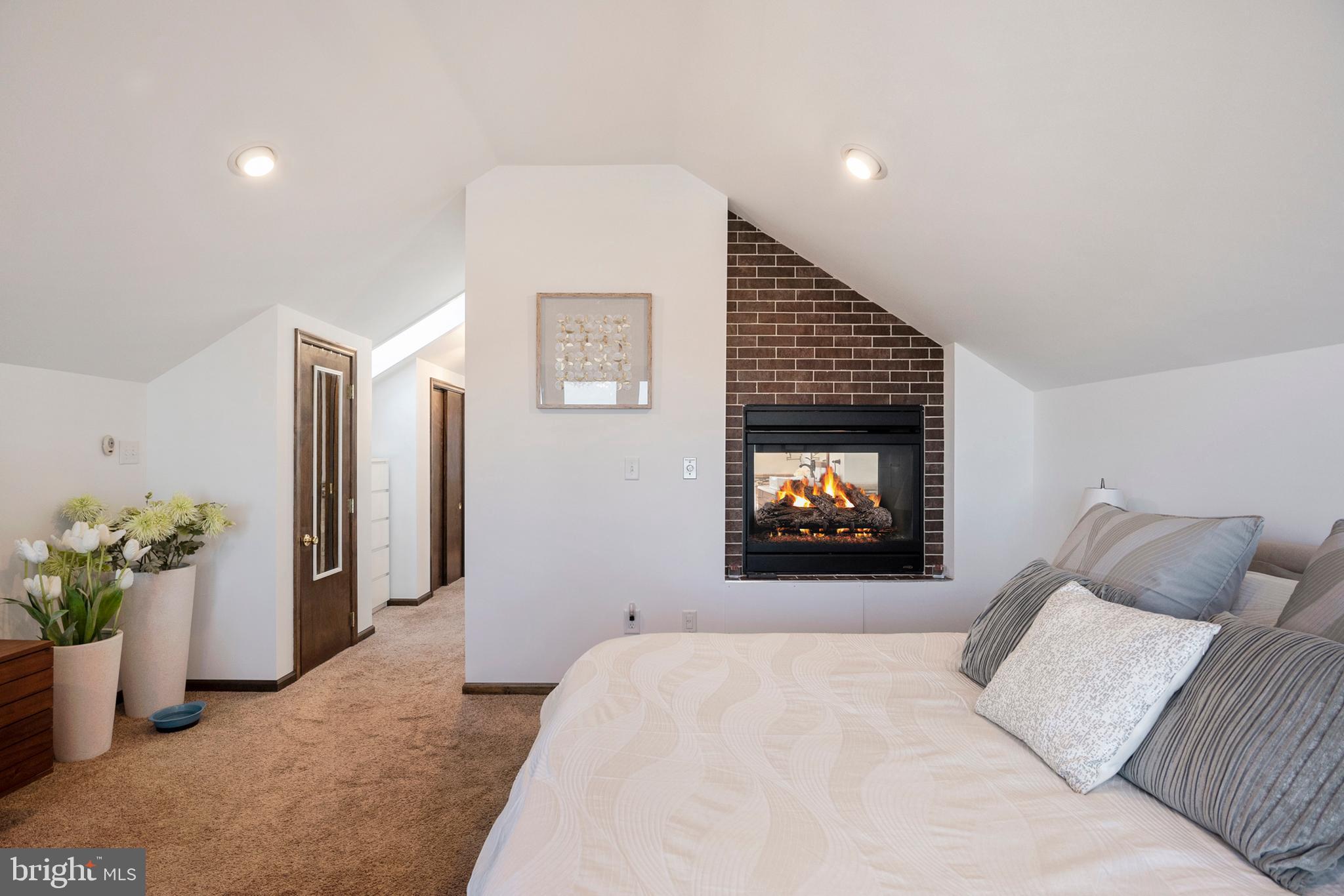 71 River Road Chesapeake City, MD 21915 - Photo 49 of 74 Master Suite w/Gas Fireplace open to master bath