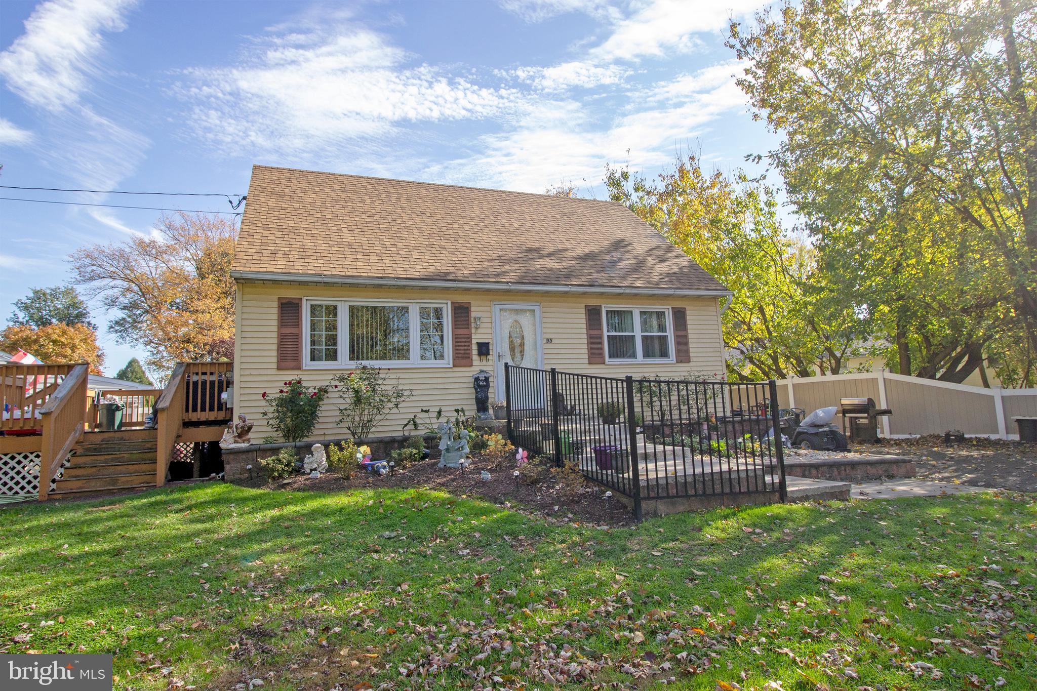 95 Greene Road Warminster, PA 18974 - Photo 1 of 14 Large Rear DeckSpacious Corner Lot - Cozy Cape Cod