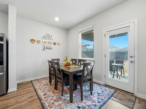 a front view of a house with entertaining space