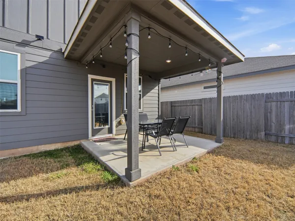 a view of outdoor space with porch and furniture