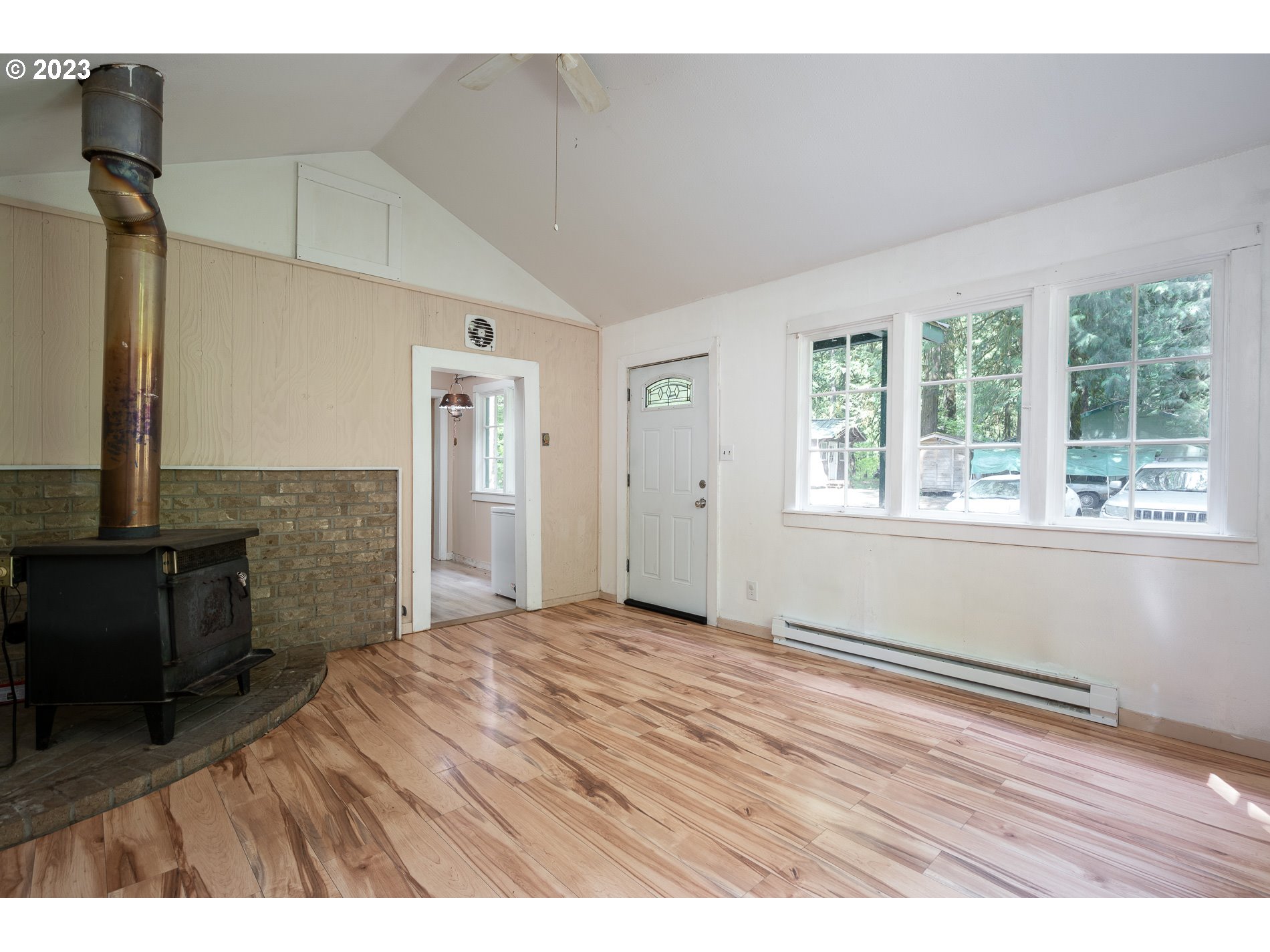 24995 East Old Smokey Road Rhododendron, OR 97049 - Photo 11 of 39 a view of an empty room with a window