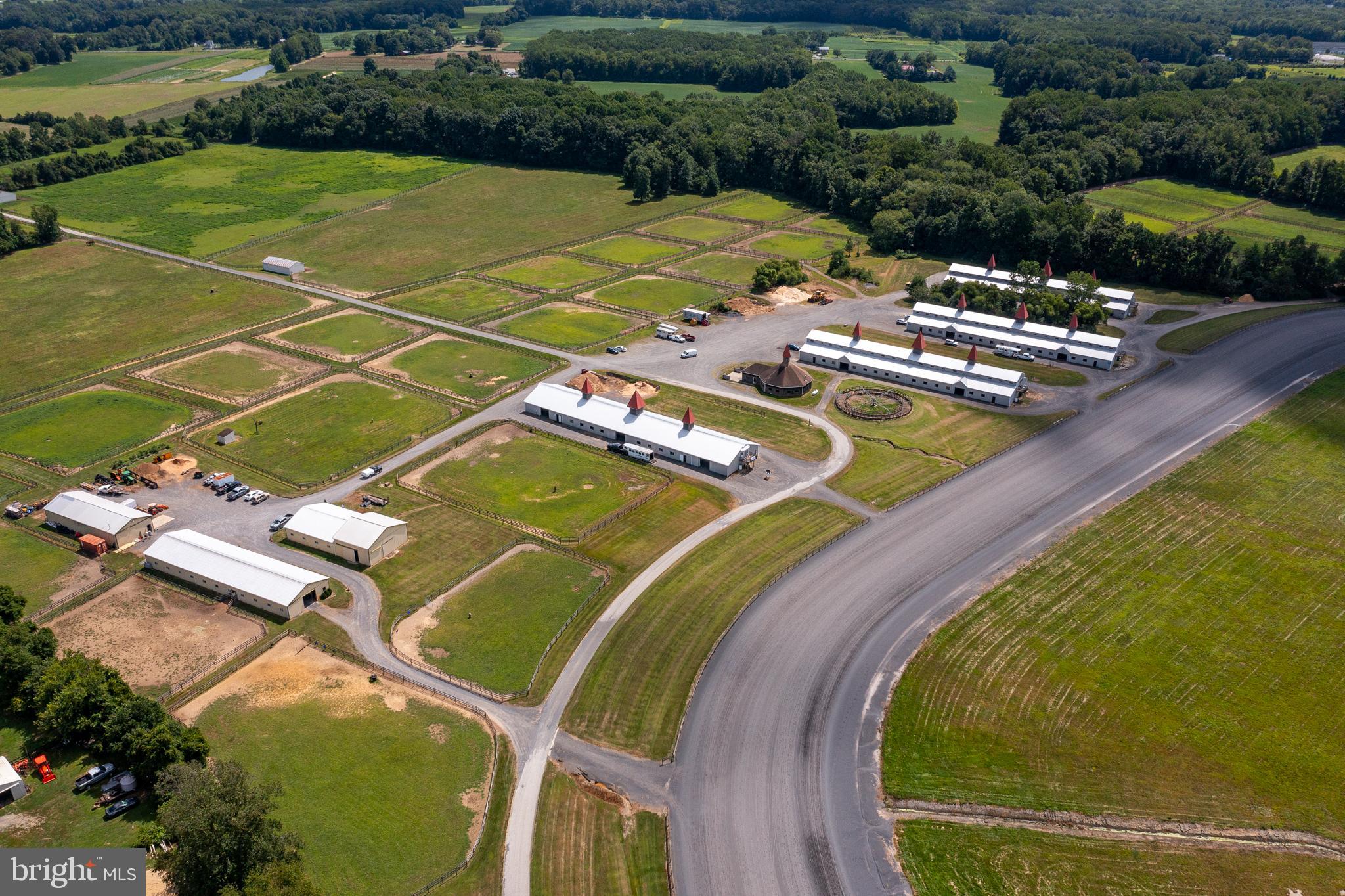 199 Bordentown Georgetown Road Chesterfield, NJ 08515 - Photo 18 of 47 an aerial view of a pool yard and outdoor seating