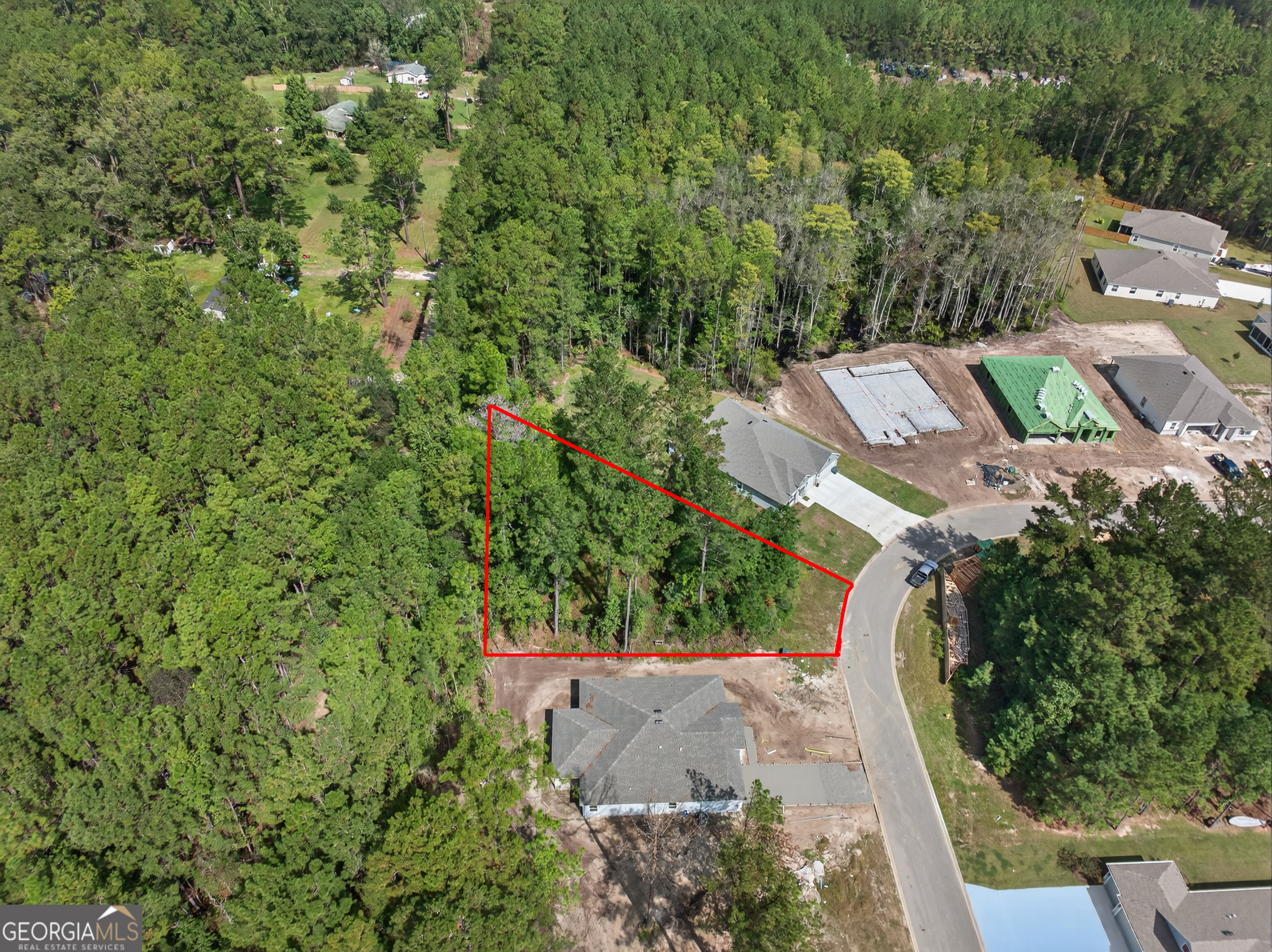 635 Breakwater Loop Kingsland, GA 31548 - Photo 3 of 26 an aerial view of a house with a yard