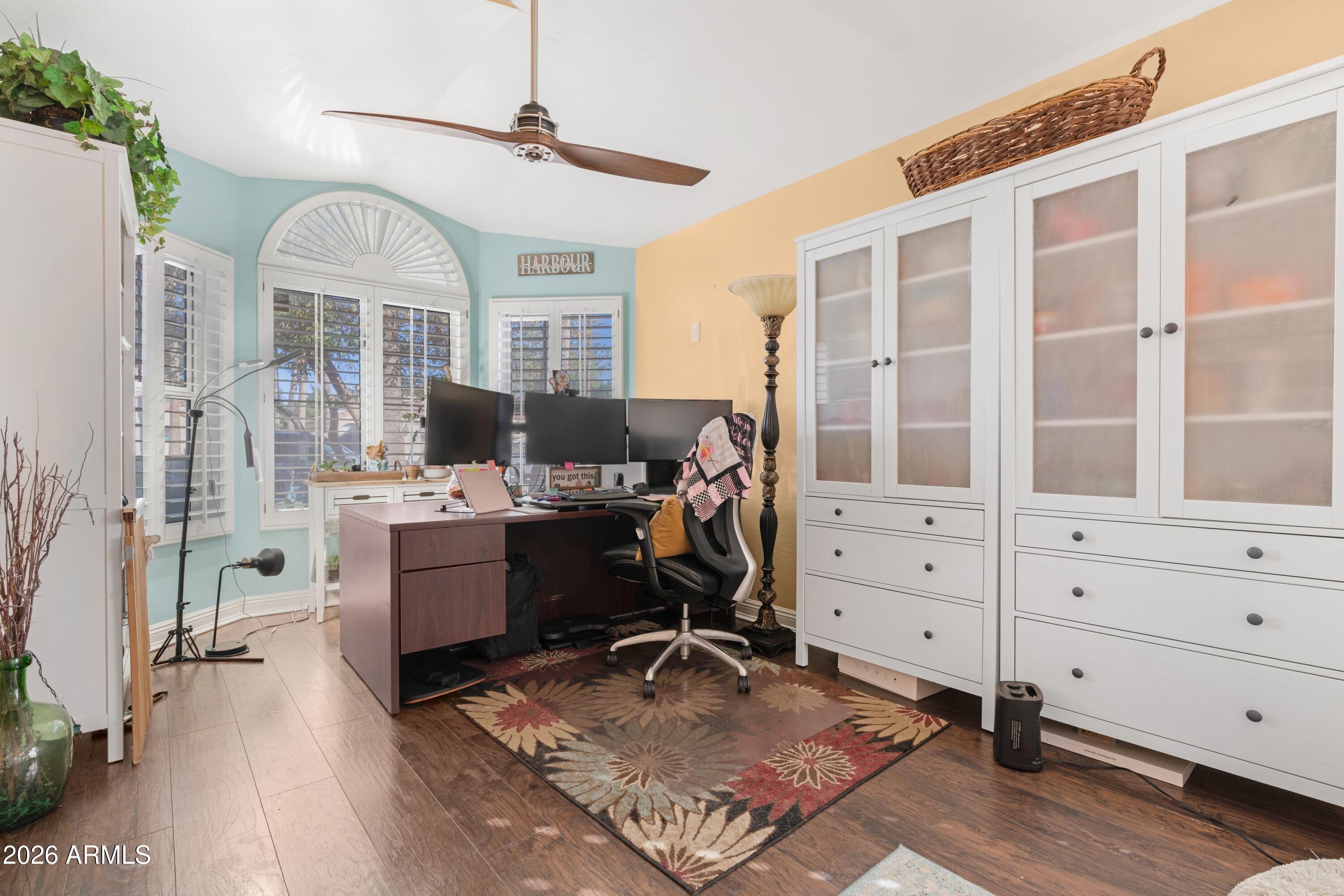 1513 West Shellfish Drive Gilbert, AZ 85233 - Photo 5 of 35 a view of a workspace with furniture and a window