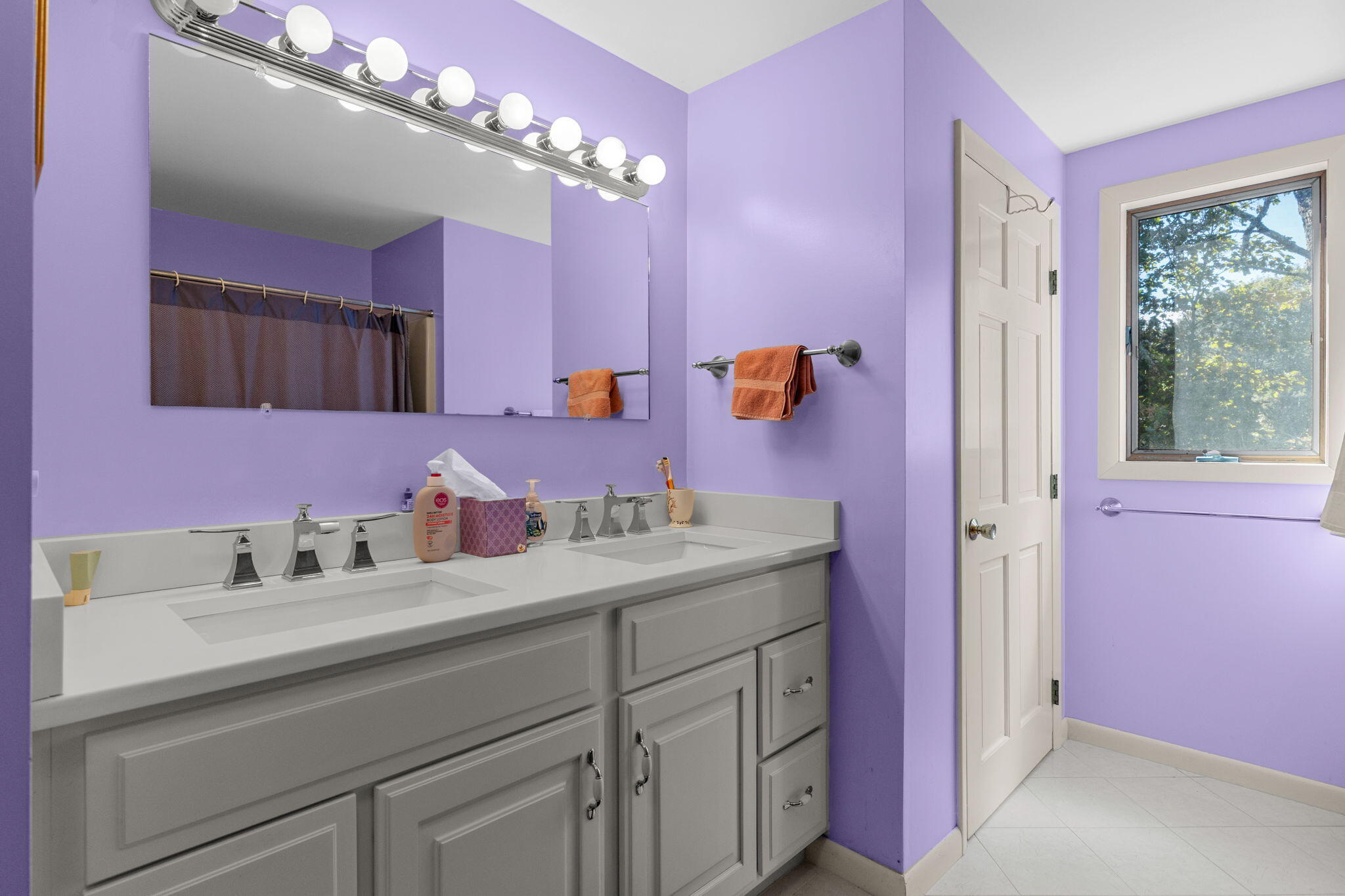 25 Twin Rocks Drive Eastham, MA 02642 - Photo 41 of 61 a bathroom with a sink vanity and mirror