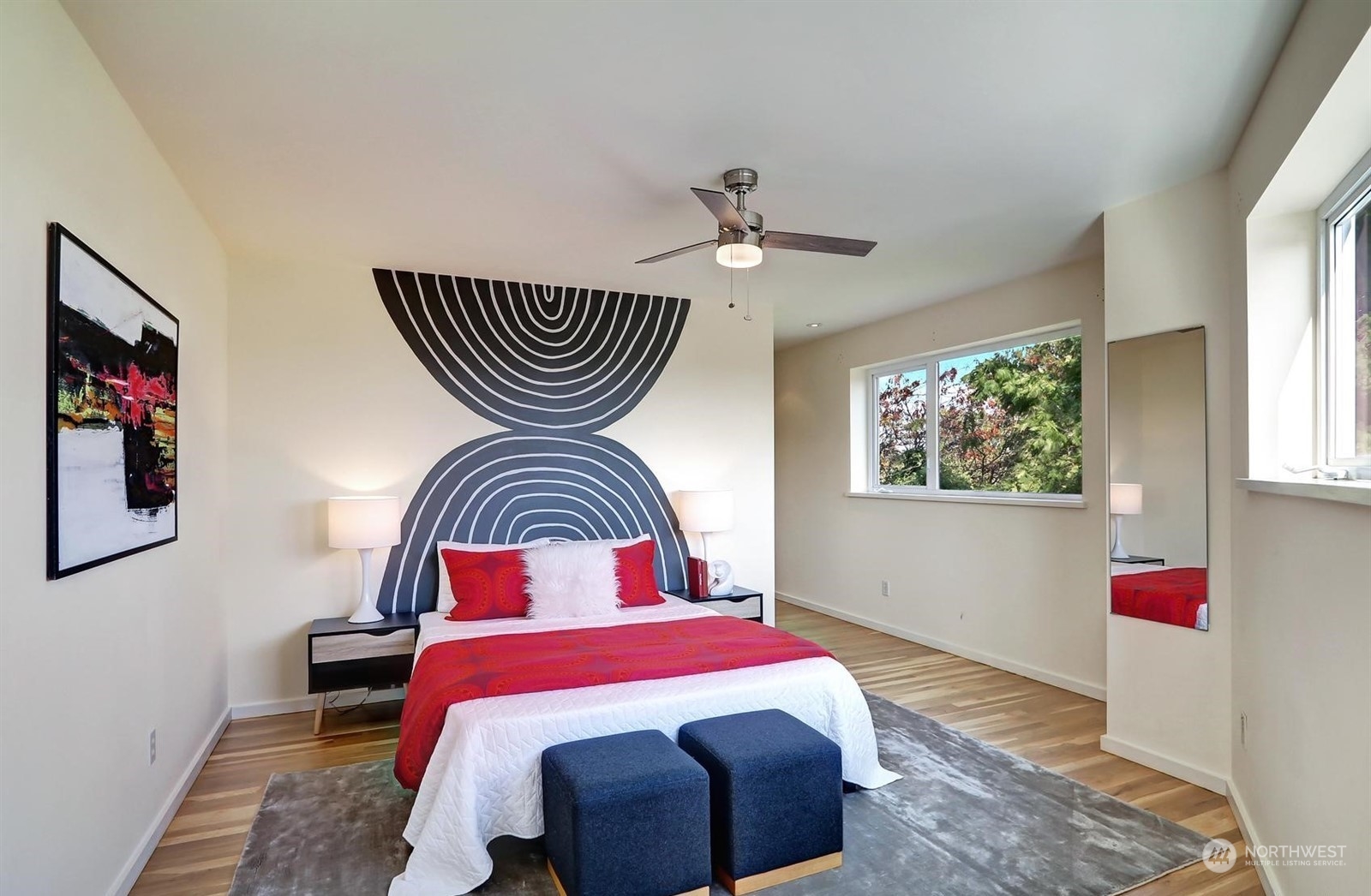 4606 Whitman Avenue North Seattle, WA 98103 - Photo 16 of 40 a bedroom with a bed and window