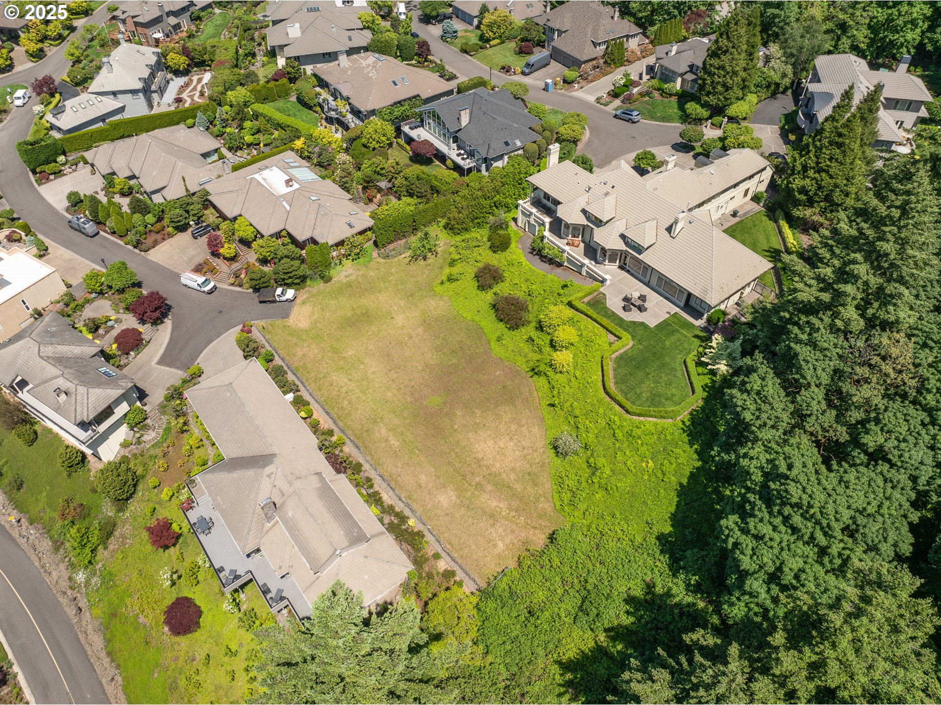 Ascot Court Portland, OR 97225 - Photo 6 of 12 an aerial view of residential house with swimming pool