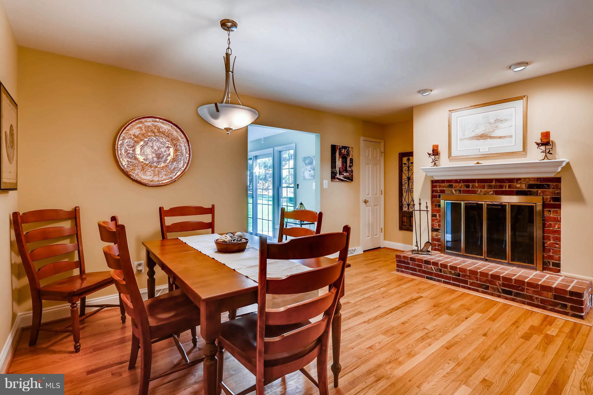 1301 Chez Court Fallston, MD 21047 - Photo 7 of 30 Dining Room with fireplace