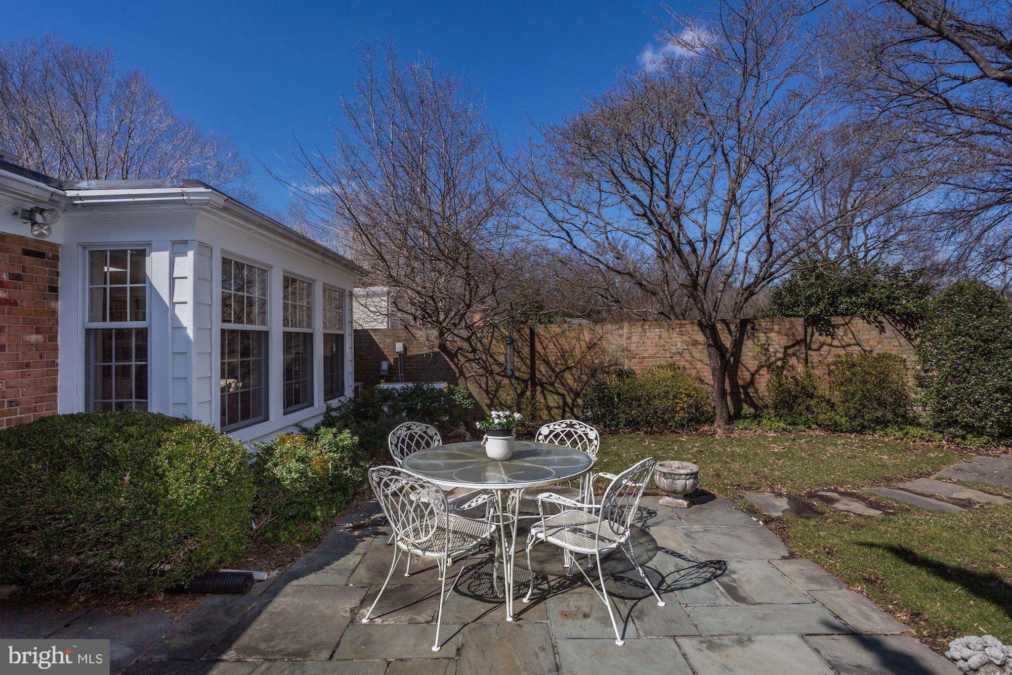 4401 Tournay Road Bethesda, MD 20816 - Photo 31 of 39 Terrace accessed from sunroom